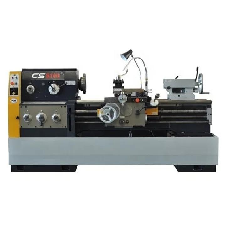 Torno de precisión CS6150B/CS6250B Mesin Bubut Torno Para torneado de Metal máquina de torno de cama de espacio Manual