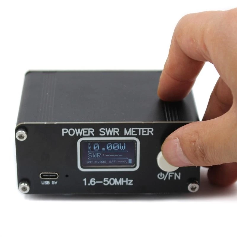 Clear Communications QRP 150W SWR Antenna Tuner SWR Power Meter FM-CW/AM-SSB 1.0-99.9 Standing Wave-Measurement Ranges