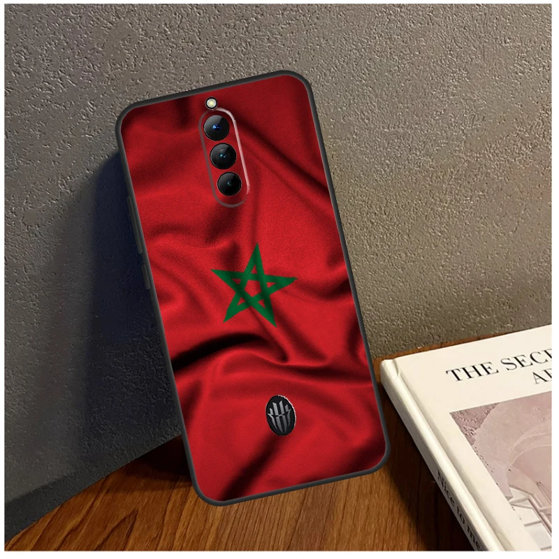 Morocco Moroccan Flag Case For ZTE Nubia Red Magic 11S 10S 9S 8S 8 9 10 11 Pro Plus 6R 6S 7S 6 7 Pro 11 Air Cover