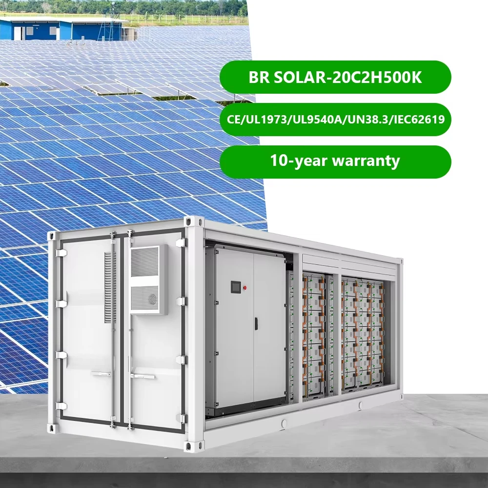 BR SOLAR Industrial LiFePO4 100KWH Solar Power Storage System 20ft ESS Containers with Air Cooling