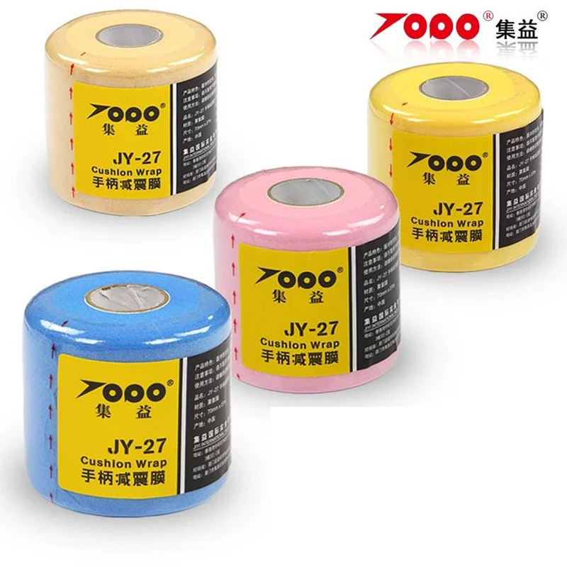 

70M colorful Badminton Racket Cushion Wrap Polyurethane Badminton Racket Shock Absorption Wrap for Tennis Racket