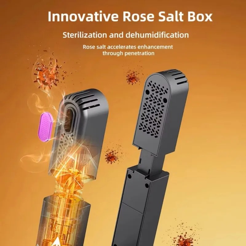 Retractable Electric Shoes Dryer Heater Deodorizer Dehumidifier Portable Shoe Drying With Constant Temperature Violet Light