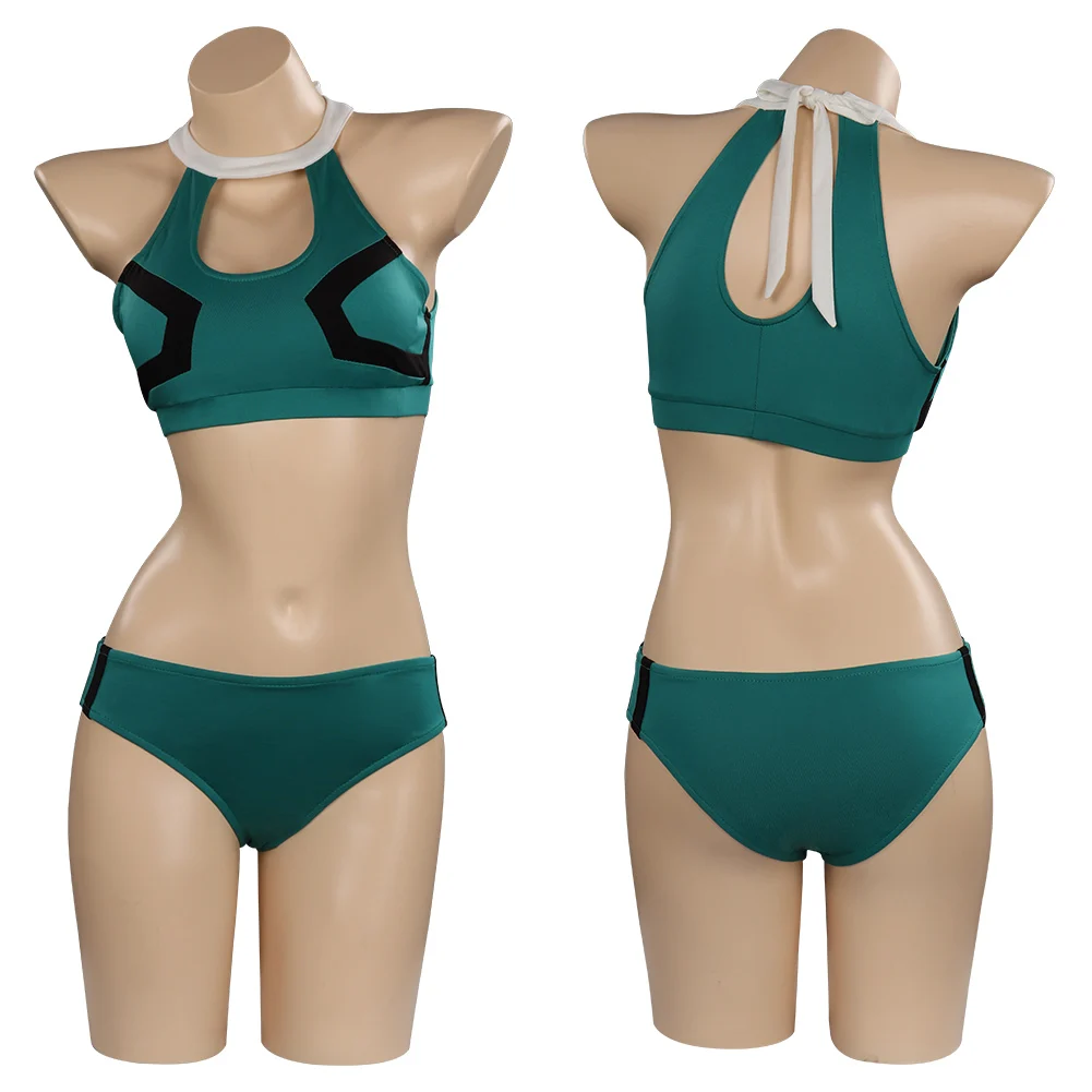 

My Hero Academia Midoriya Izuku Cosplay Costume Swimwear Outfits Halloween Carnival Suit