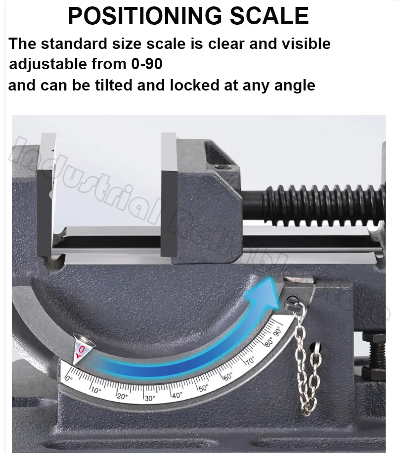3 Inch Adjustable Angle Tilting Precision Bench Vise 3'' For Bench Drilling Machine Machine Vise Drill Press