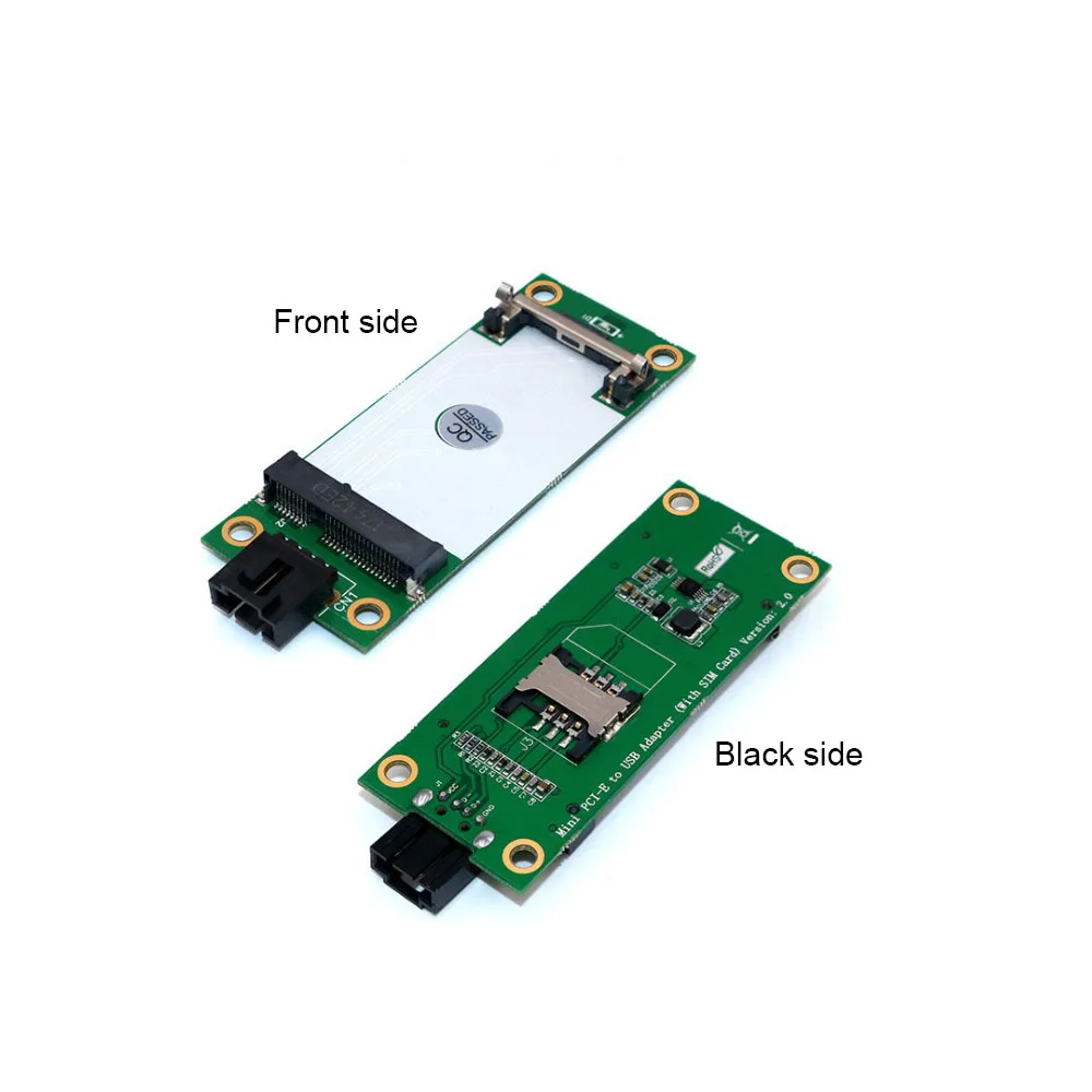 Taidacent USB to Mini PCIE Converter Mini PCI-E to USB Adapter Board with SIM Card Slot for GSM GPRS WIFI Card WWAN/LTE Module