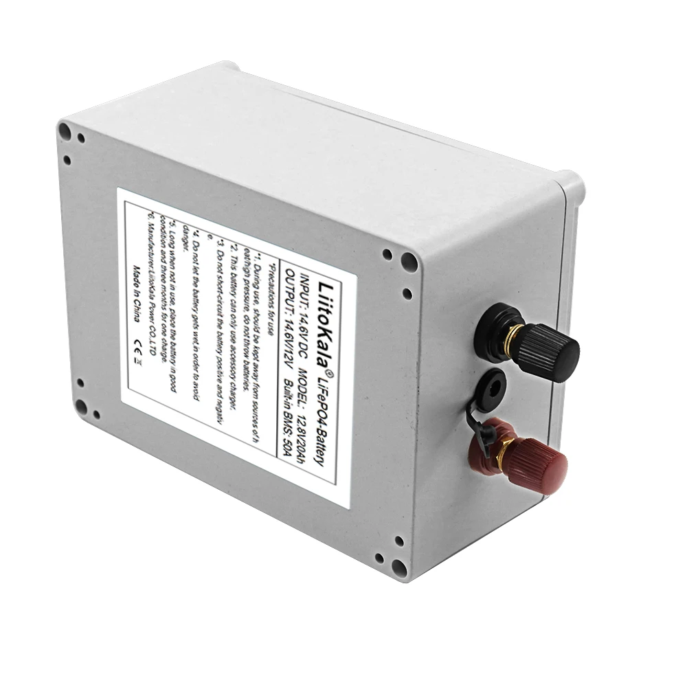 LiitoKala 12 فولت 20 أمبير LiFePo4 بطارية ليثيوم الحديد الفوسفات 12 فولت 24 فولت LiFePo4 بطارية قابلة للشحن للطفل سكوتر محرّك القارب