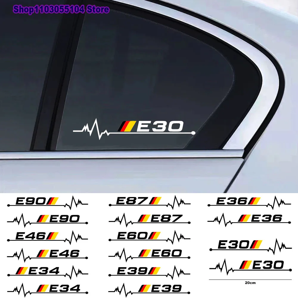 ملصق نافذة السيارة لسيارات بي دبليو ، ملحقات السيارات ، E30 ، E34 ، E36 ، E39 ، E46 ، E60 ، E87 ، E90 ، 2 #1