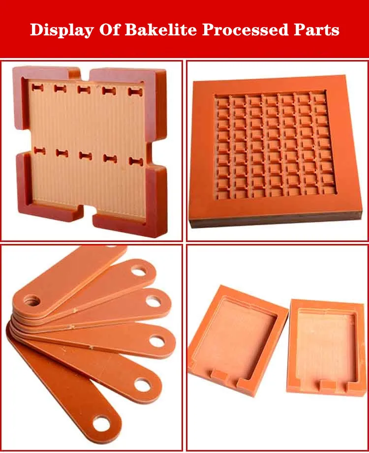 Khả Năng Chịu Nhiệt Độ Cao Bakelite Nhựa Phenolic Ban Chống Tĩnh Điện Tấm Cách Nhiệt Cách Điện Bảng Keo