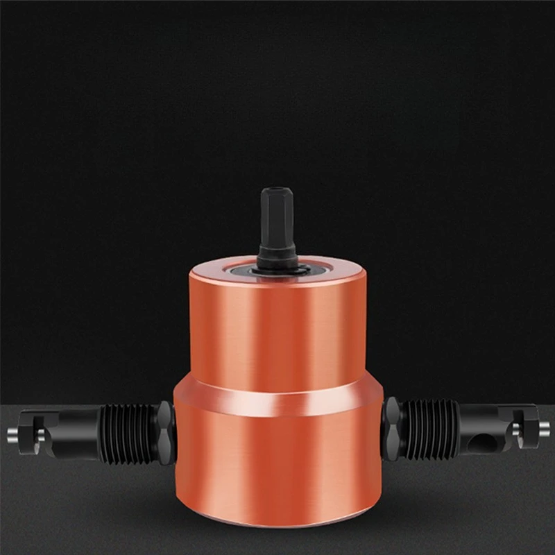 Iron sheet cutting machine, double headed metal sheet cutter, cutting saw, electric tool cutting, electric punching shear