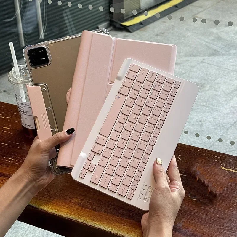 Pop 2025 New Keyboard Tablet Case For IPad 11th Gen A16 2025 Funda 360 Rotating For IPad Air7 11 M3 M2 Air 6 5 4 Pro11 10th Cove