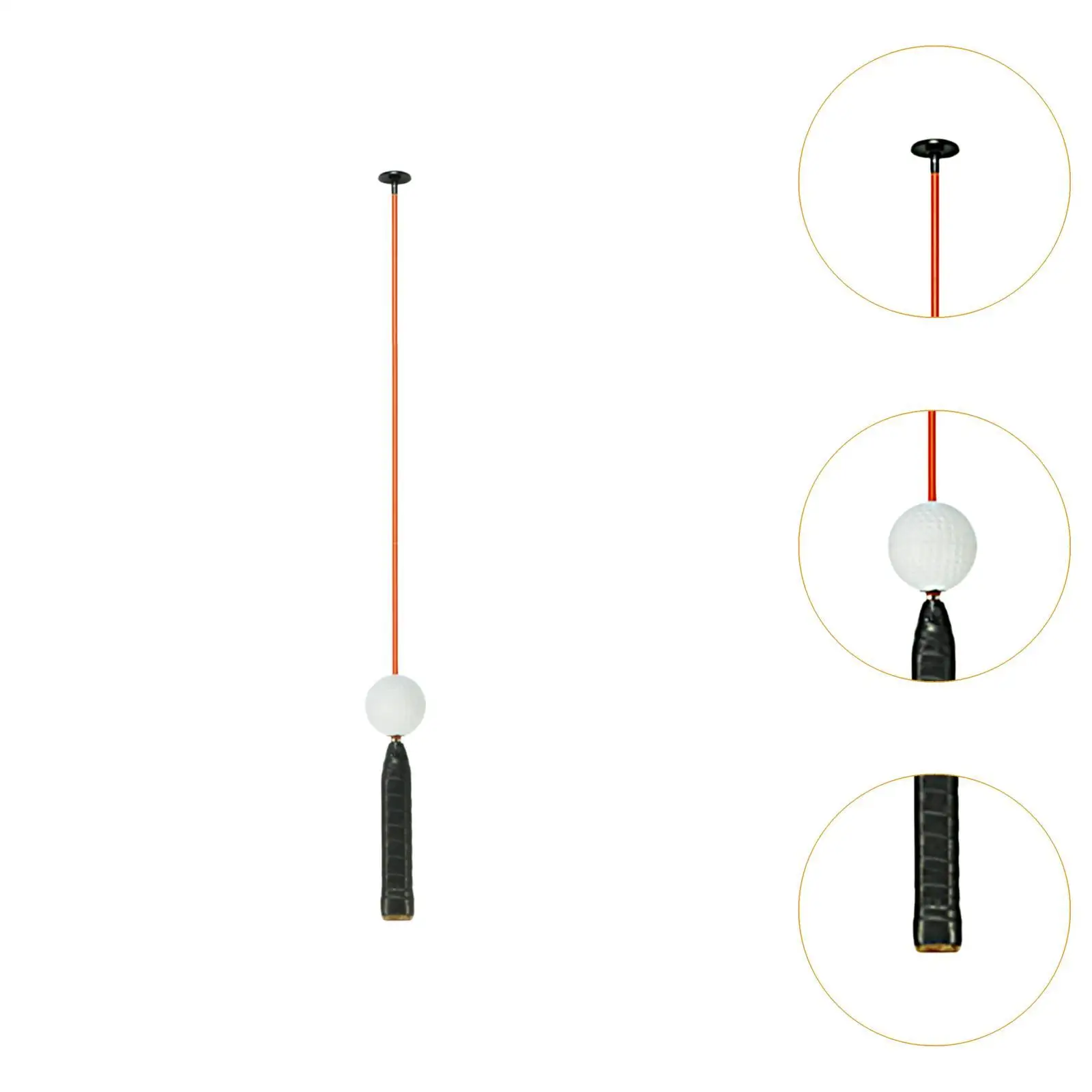 أداة تدريب أرجوحة التنس المدمجة وخفيفة الوزن وغير قابلة للانزلاق وممارسة حبل التأرجح أداة تمرين التنس ومدرب الطائرة #5