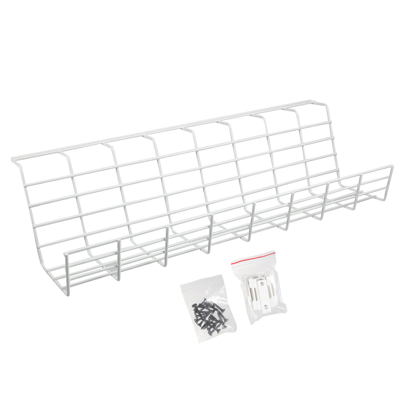 

1Pcs Cable Patch Board Rack High Strength Iron Under Desk Cable Management Organizer Storage Rack for Office Desk Cord Tidy