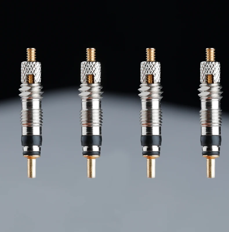 Top Quality Presta Valve Core 2/6/12PCS Brass CNC FV MTB Road Bike Tubes Service Parts Tool Optional Para Bicicleta tubeless