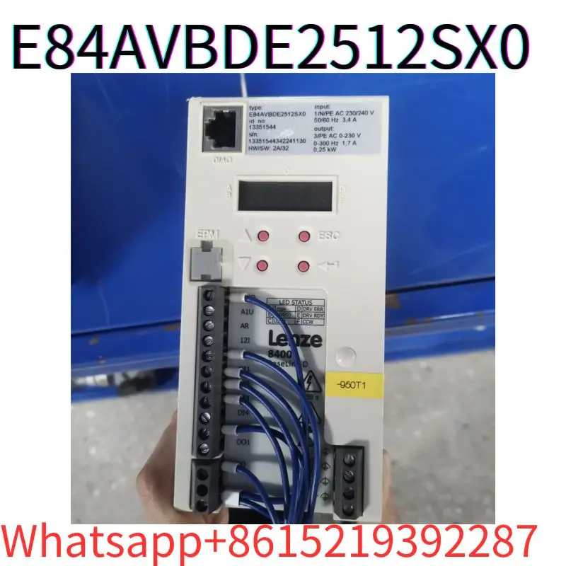 

second-hand 8400 frequency converter E84AVBDE2512SX0 tested ok