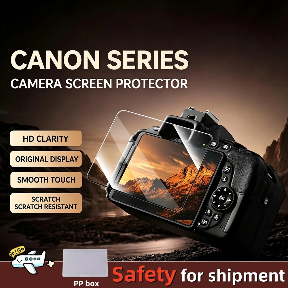 Tempered Glass Protector Anti-Scratch Protective Film For Canon EOS G7X3 R50V R50 V M5 Mark II R6 II III R7 R8 R10 R100 Camera