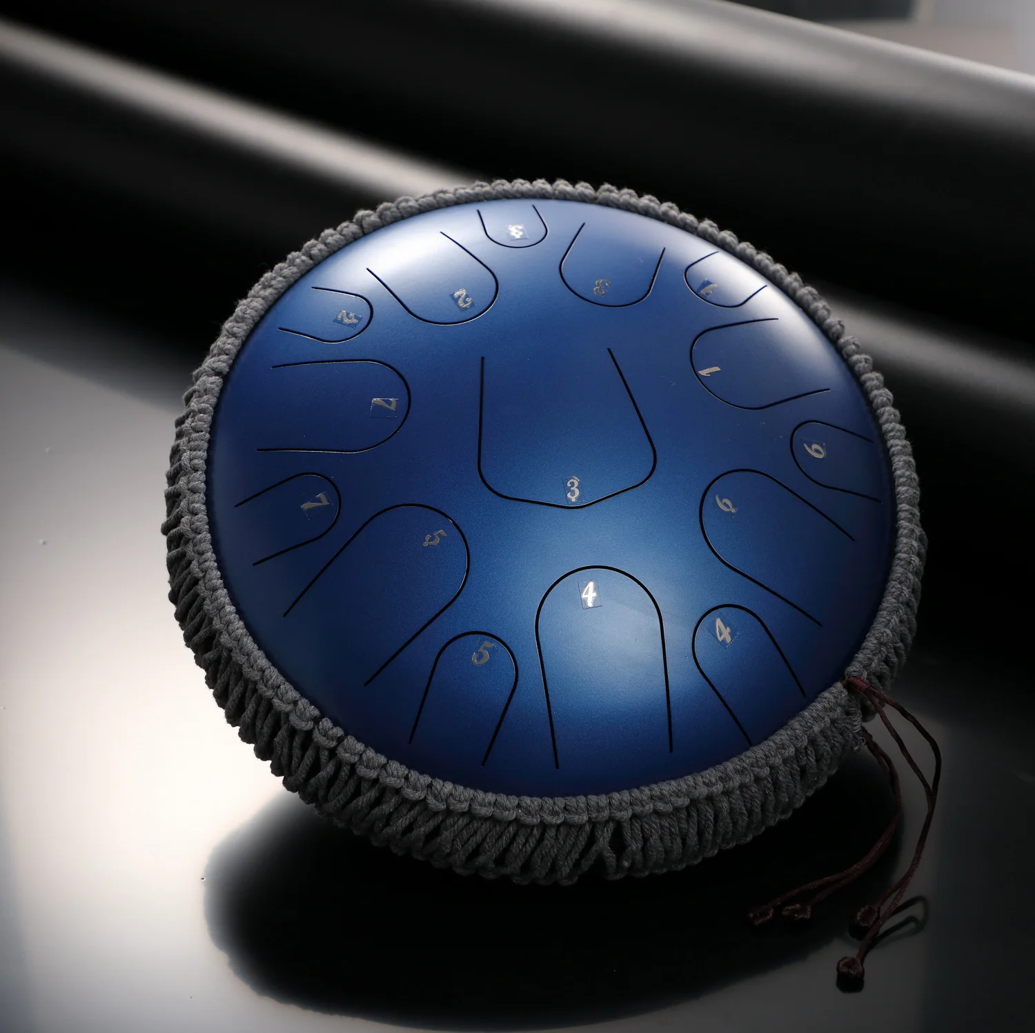 14" 15-note  Premium Pearl Finish Stainless Steel Tongue Drum: C/D Tone Handpan for Healing, Easy Play Percussion Gift