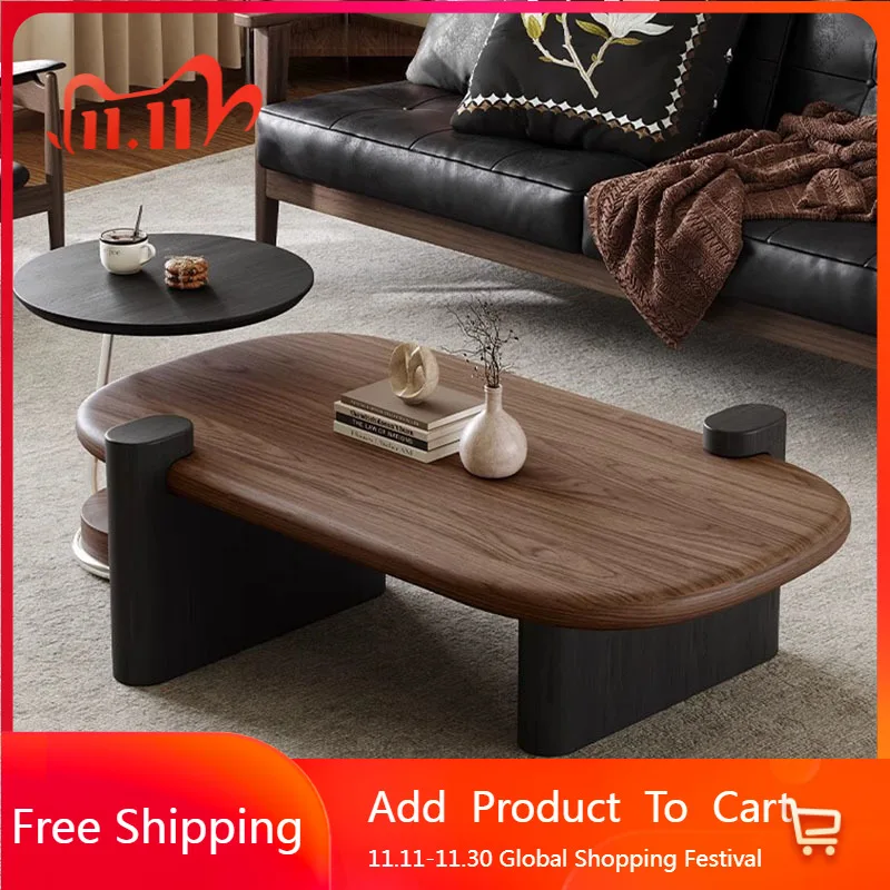 

Wood Luxury Side Table Bedroom Aesthetic Designer Modern Writing Coffee Table Dinner Center Mesas Bajas Living Room Furniture
