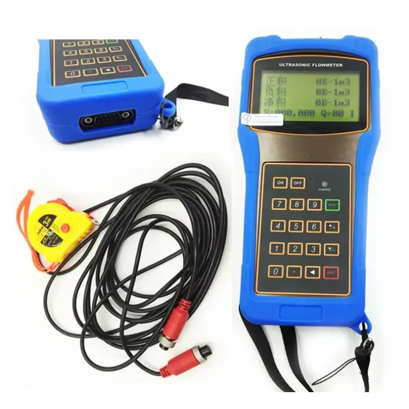 Clamp-on Liquid Portable Ultrasonic Flow Meter Handheld Ultrasonic Flow Sensor