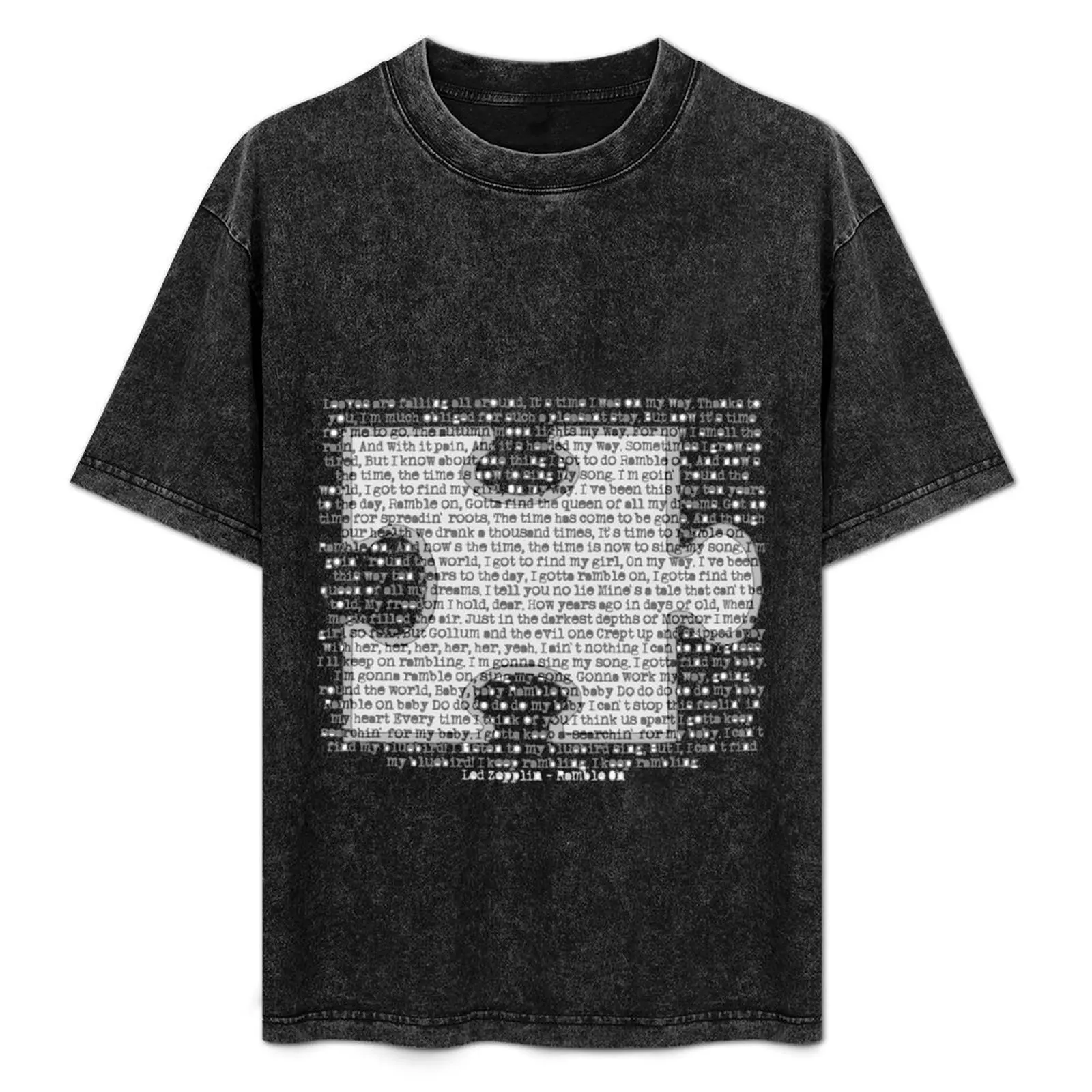 

Ramble On T-Shirt cotton man t-shirts vintage oversized t shirts for men