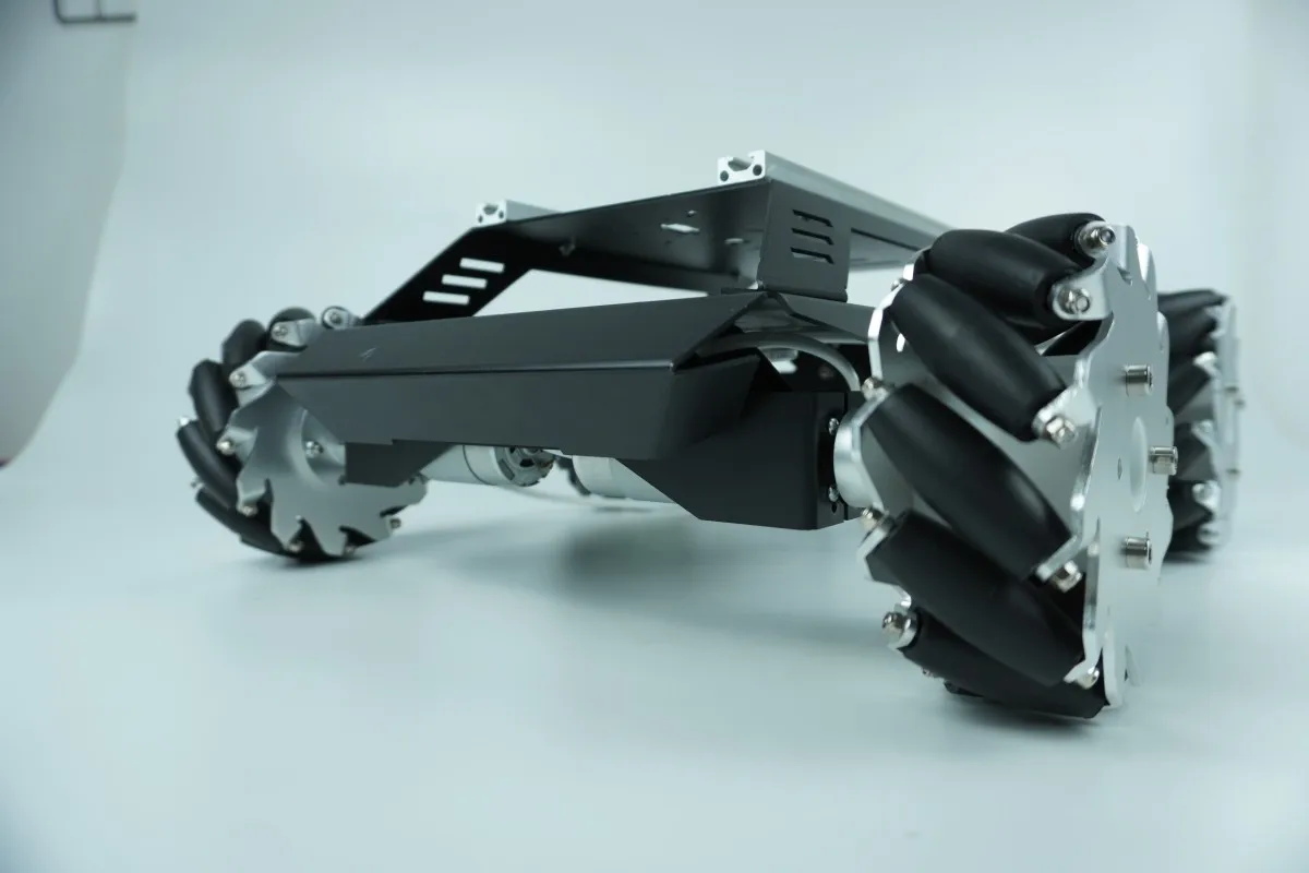 50 كجم تحميل دبابة مع جهاز للتحكم عن بُعد الثقيلة Mecanum عجلة متعددة الاتجاهات روبوت 12 فولت/24 فولت موتور هيكل معدني للبحث روبوت قابل للبرمجة