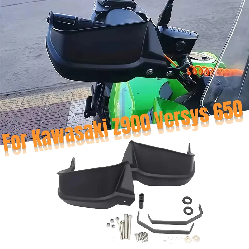 Para kawasaki z900 versys 650 1000 z 900 protetor de modificação engrenagem protetora moto mão guarda handguard escudo à prova vento
