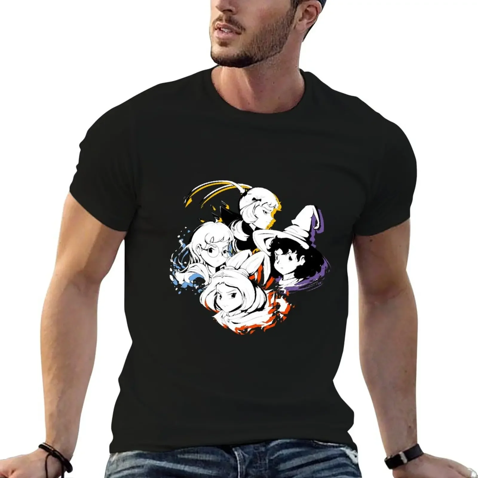 

Spellcasters party T-Shirt cute clothes anime figures luxury clothing labubu tee shirts for men