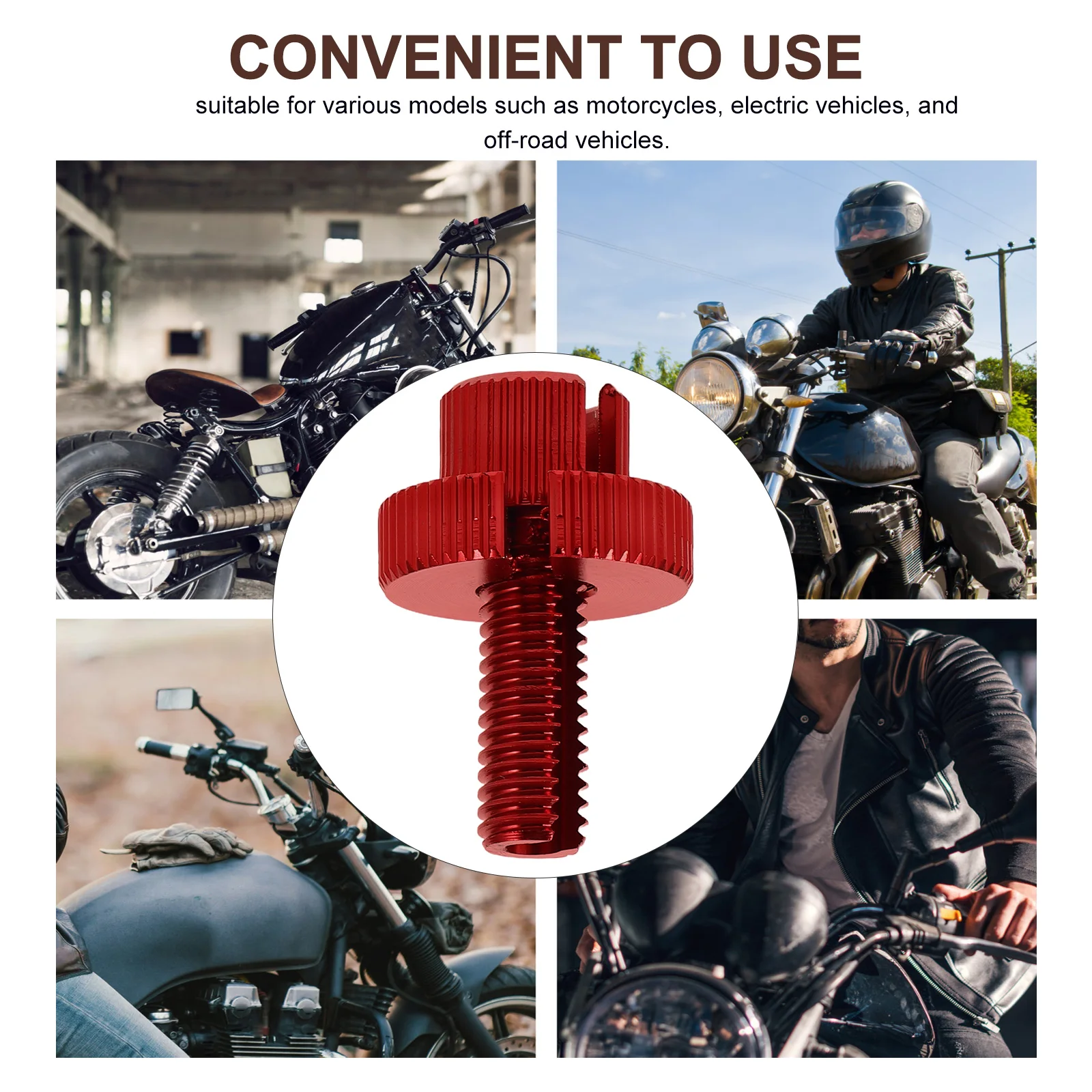 

4Pcs Motorcycle Cable Adjuster Screw Motorcycle Accessories Aluminum Alloy Brake System Accessories Compatible