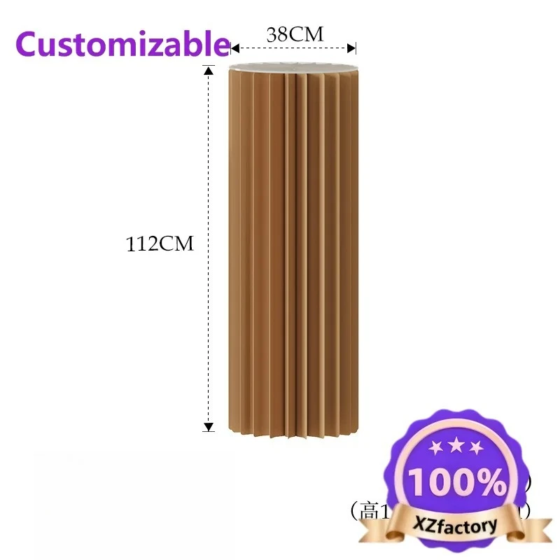 

Factory Direct 2026 Top RatedSimple cylindrical organ display stand artistic atmosphere Nakajima high and low decorative display