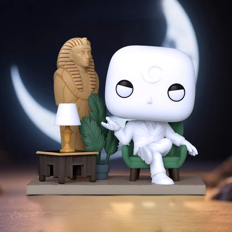 

Genuine Edition FUNKO POP Marvel Comics: Moon Knight Anime Action Desktop Decoration Ornament Model Toys Collectible Model
