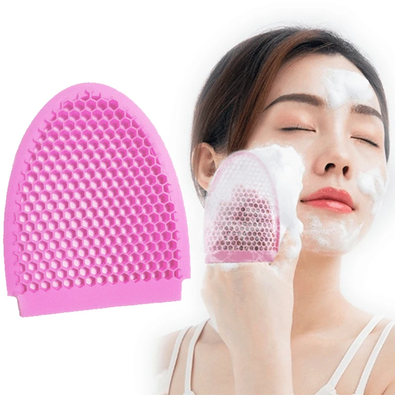 Double-sided Facial Cleanser Silicone Facial Cleanser Manual Silicone Shrink Blackhead Pores Beauty Artifact Skin Deep Cleaning