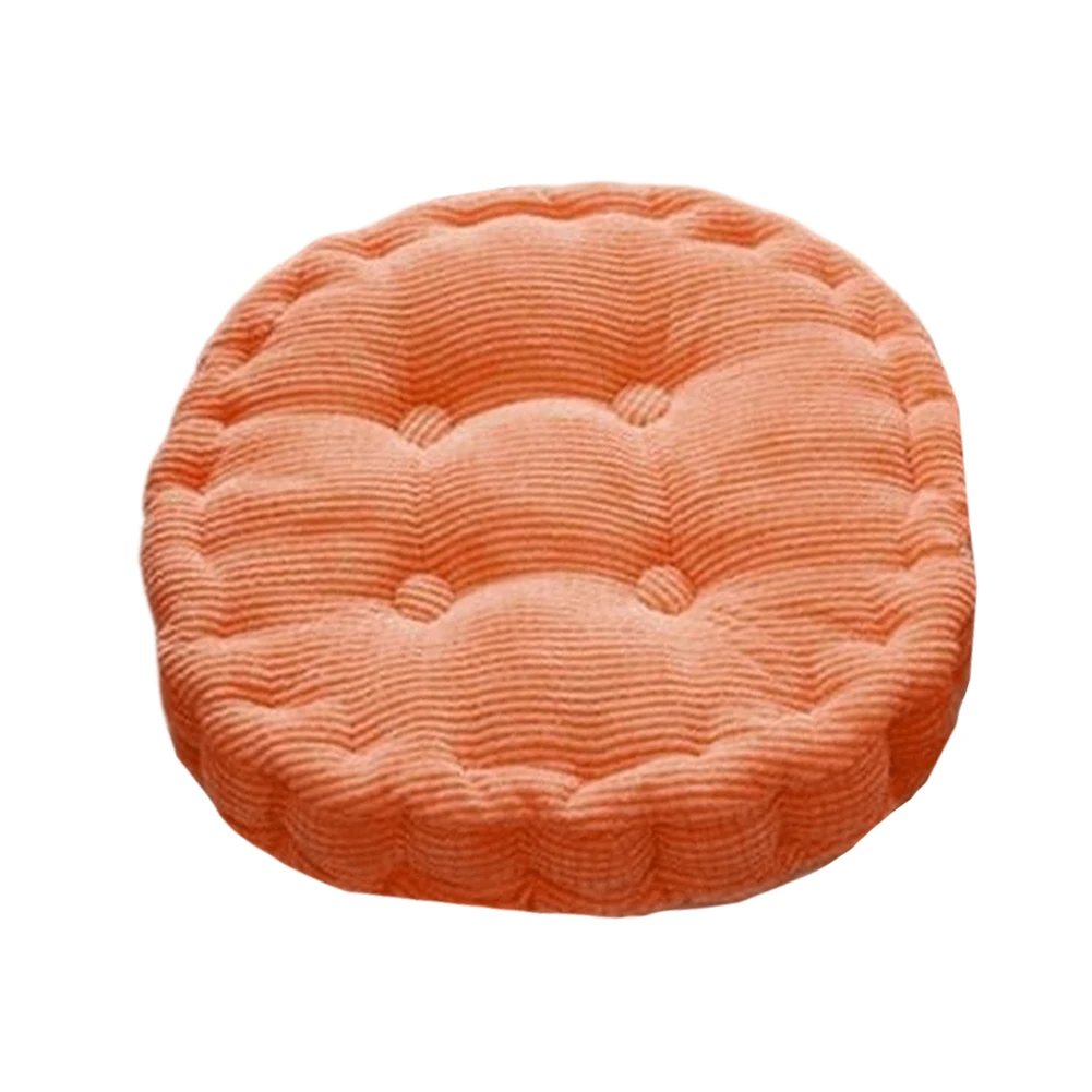 Round Seat Mat 45x45cm for Office Chair Soft Cloth Material Comfortable Skin-Friendly Chair Pad for Extended Sitting