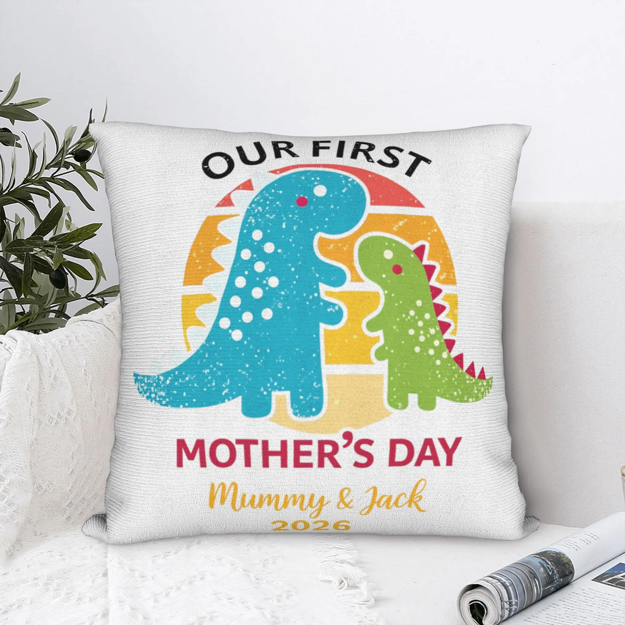 Our First Mothers Day Together Pillowcases  Morden Pillow Case For Couch Sofa Bedroom Custom Pillow Cover