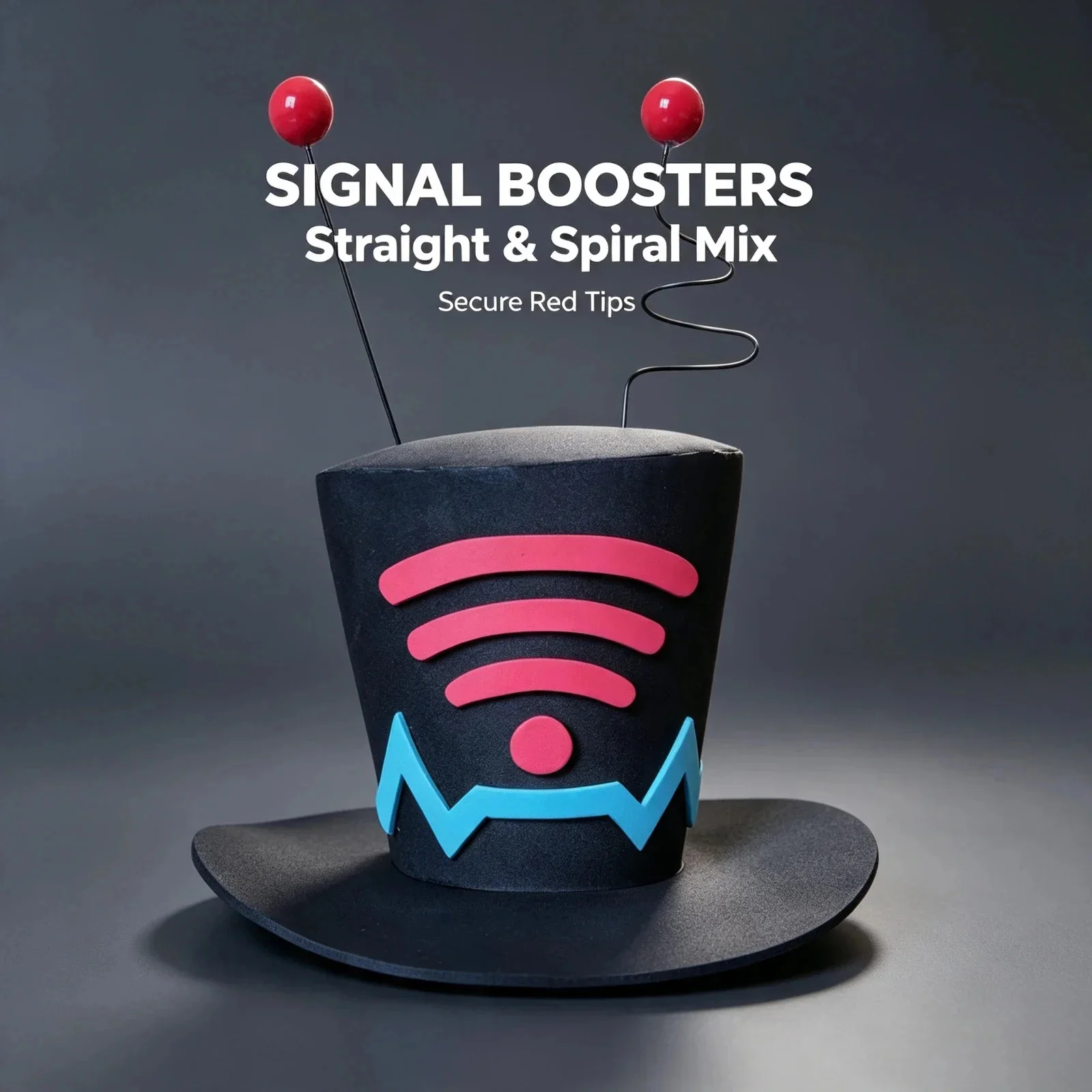 Voxs Hat Model Figurine Cosplay Prop Helluvaed Bossed Hazbined Hotels Character Accessory Top Hat Antennae Anime Cosplay Party