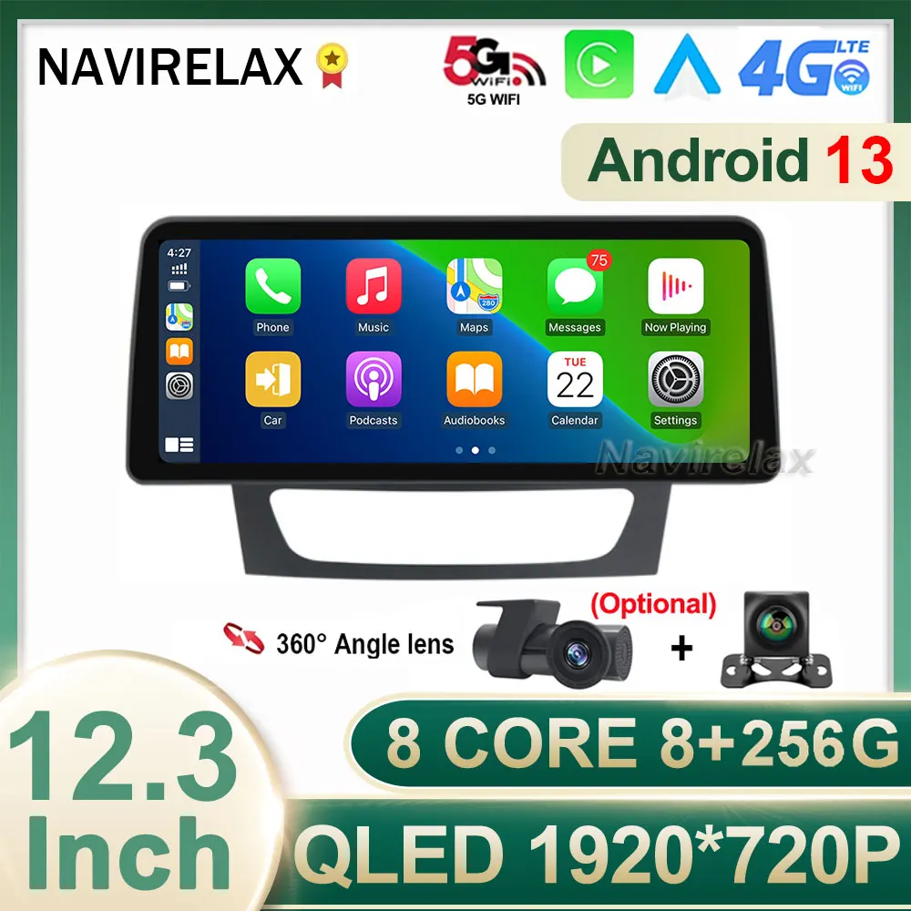 

12.3 inch Android 13 For Mercedes Benz E-class W211 E200 E220 E300 E350 E240 E270 E280 CLS CLASS W219 Car Radio GPS Player DSP