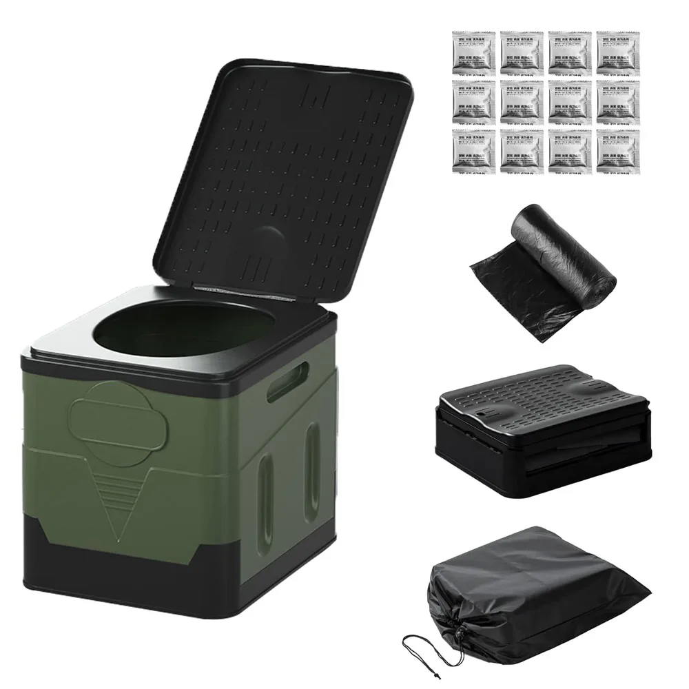 

Портативный туалет, обновленный портативный туалет для взрослых, для кемпинга, высокие Унитазы для кемпинга, портативный для дома/кемпинга/лодки/походов/длительных поездок