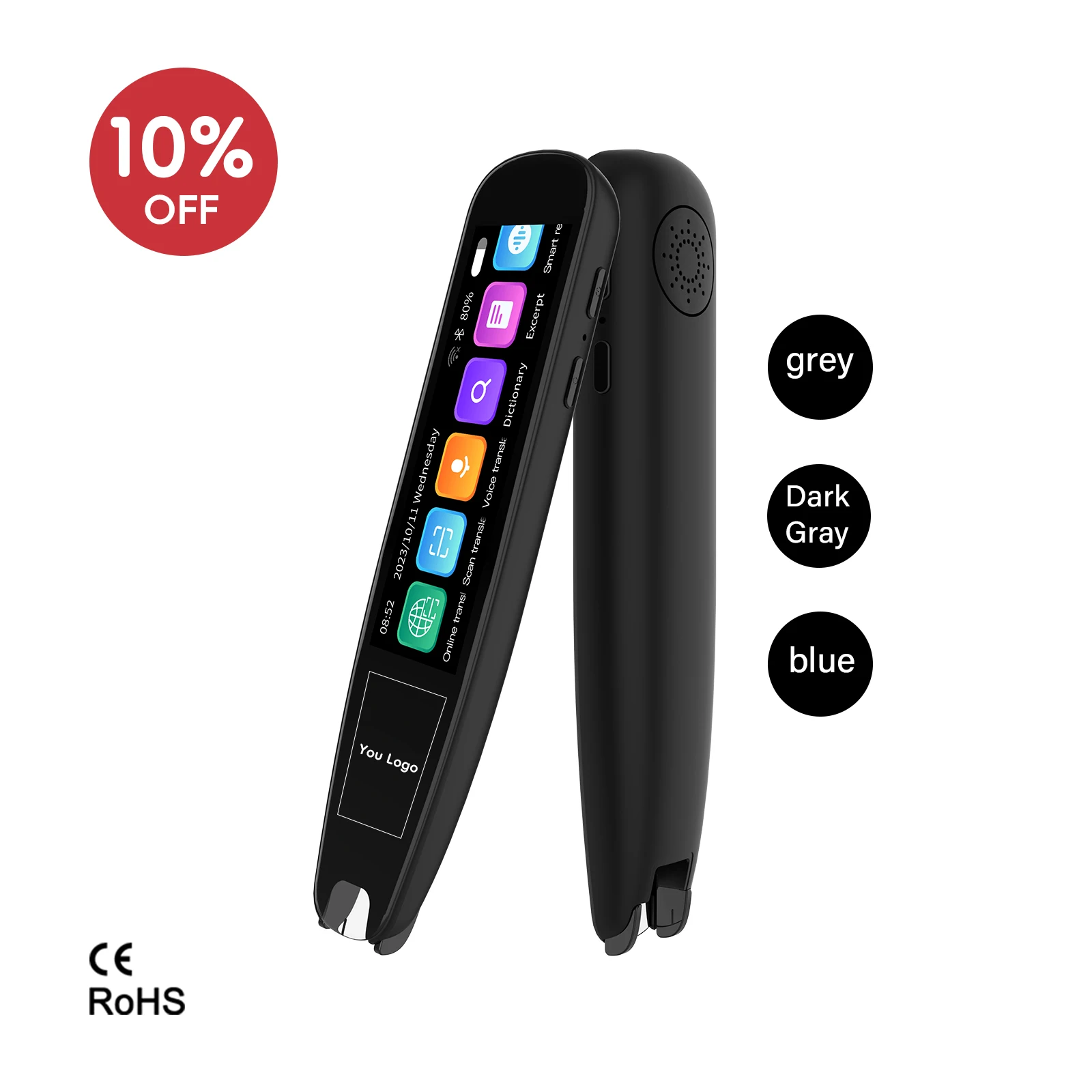 

OEM портативный красочный сенсорный экран электронный словарь голосовой переводчик с функцией сканирования для изучающих языков