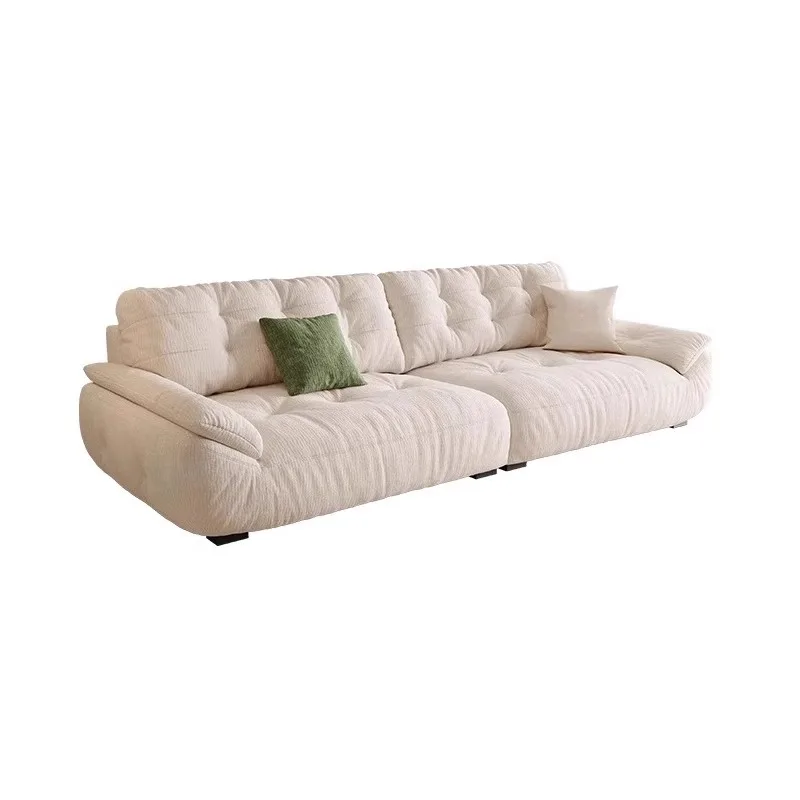 ミニマリストイタリアンリビングルームソファ クラシックモダンな小さなリビングルームソファ メモリーフォームソフトファットゥイユ・ド・サロン家具 ホーム