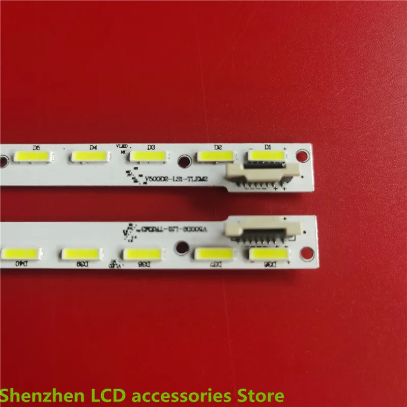 شريط إضاءة خلفي LED لـ LED50K680X3DU V500D2-LS1-TLEM2 V500D2-LS1-TREM3 4A-D 069457   V500DK2-KS1 L50F3600A-3D 620 مللي متر 56LED