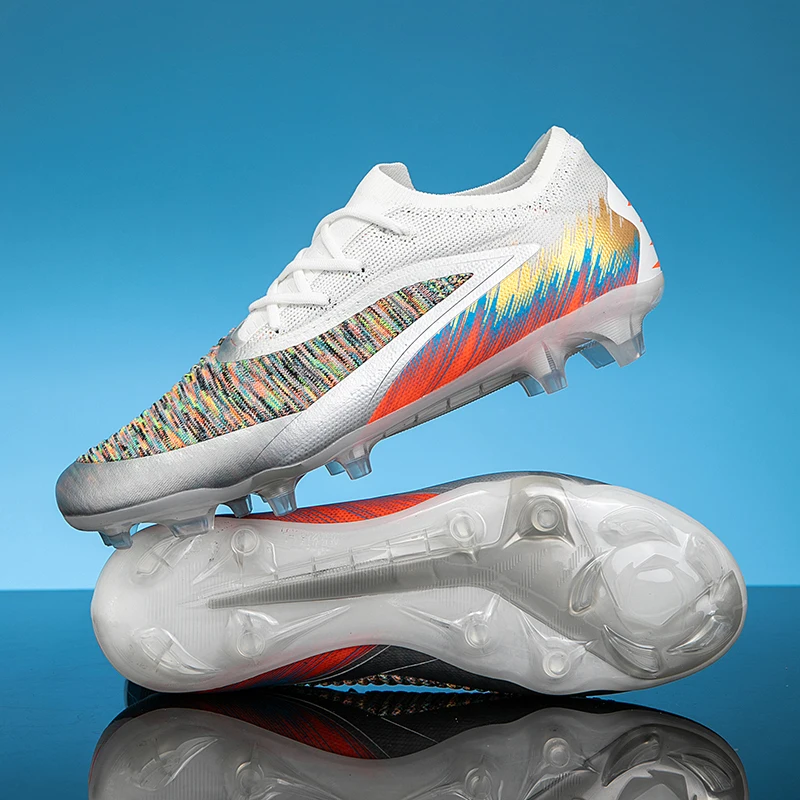 

New Men Soccer Shoes Cleats Women Professional Football Boots Training Outdoor Durable Firm Ground Lightweight Adult Rugby
