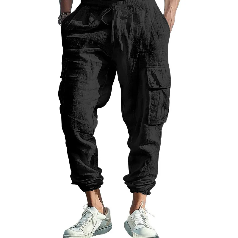 cargo pants mens casual pant sportwear joggers hip hop trousers sweatpants outdoors pantalon homme 2024