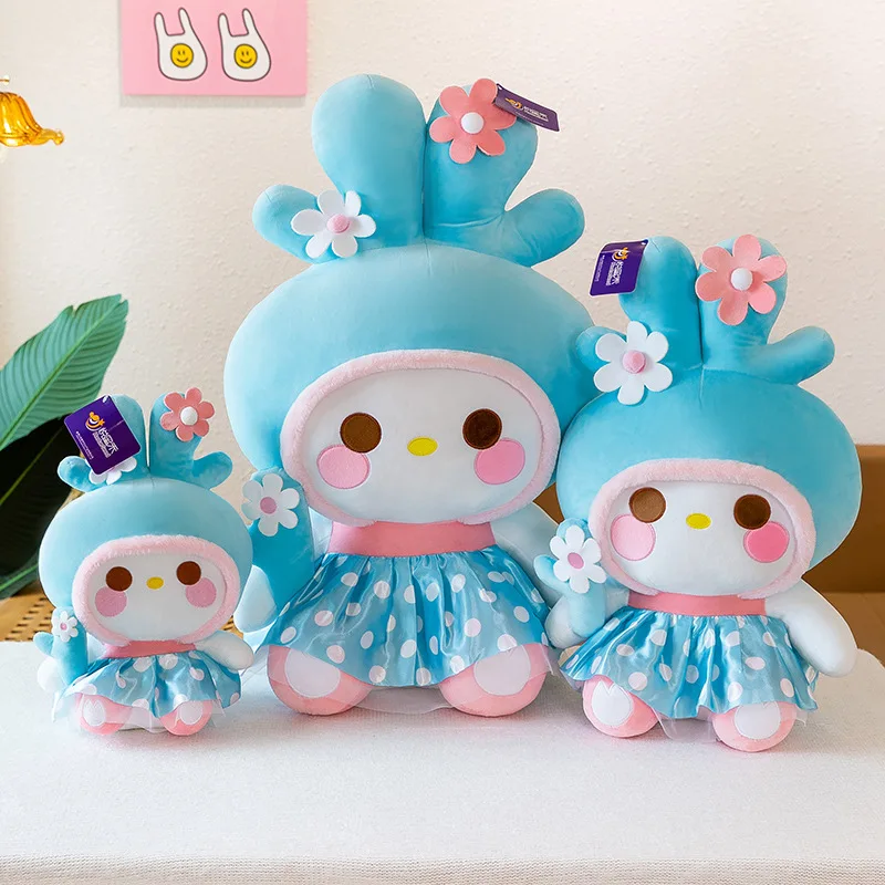 Sanrio lindo juguete de peluche creativo Animal ciervo de verano niños cumpleaños regalo de Navidad para niñas premio muñeco de peluche venta al por mayor regalo de peluche