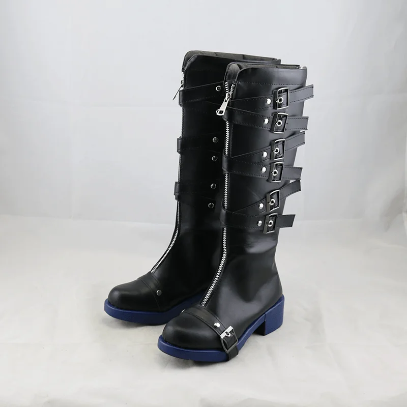 Hatsune Miku Project diva x scarpe Cosplay donna uomo Hatsune Miku Cos Anime Performance stivali neri