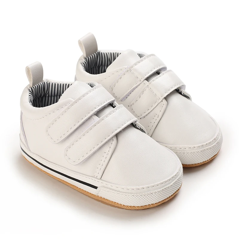 

Rubber Sole Baby Shoes Kids Gentleman's Baptist Baby Girl Boy Solid Color Kids Shoes Non-Slip Toddler Non Slip Sports Shoes