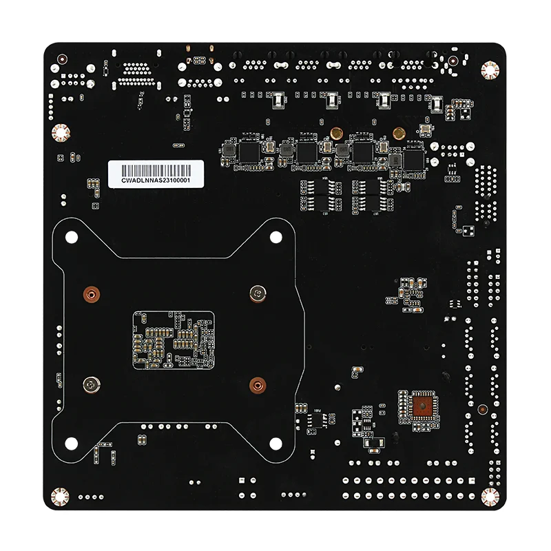 N100 6 Bays NAS Motherboard 4x 2.5GNetwork Card 6x SATA3.0 2x M.2 NVMe DDR5 17x17 Mini ITX Motherboard With PCIE DIY NAS