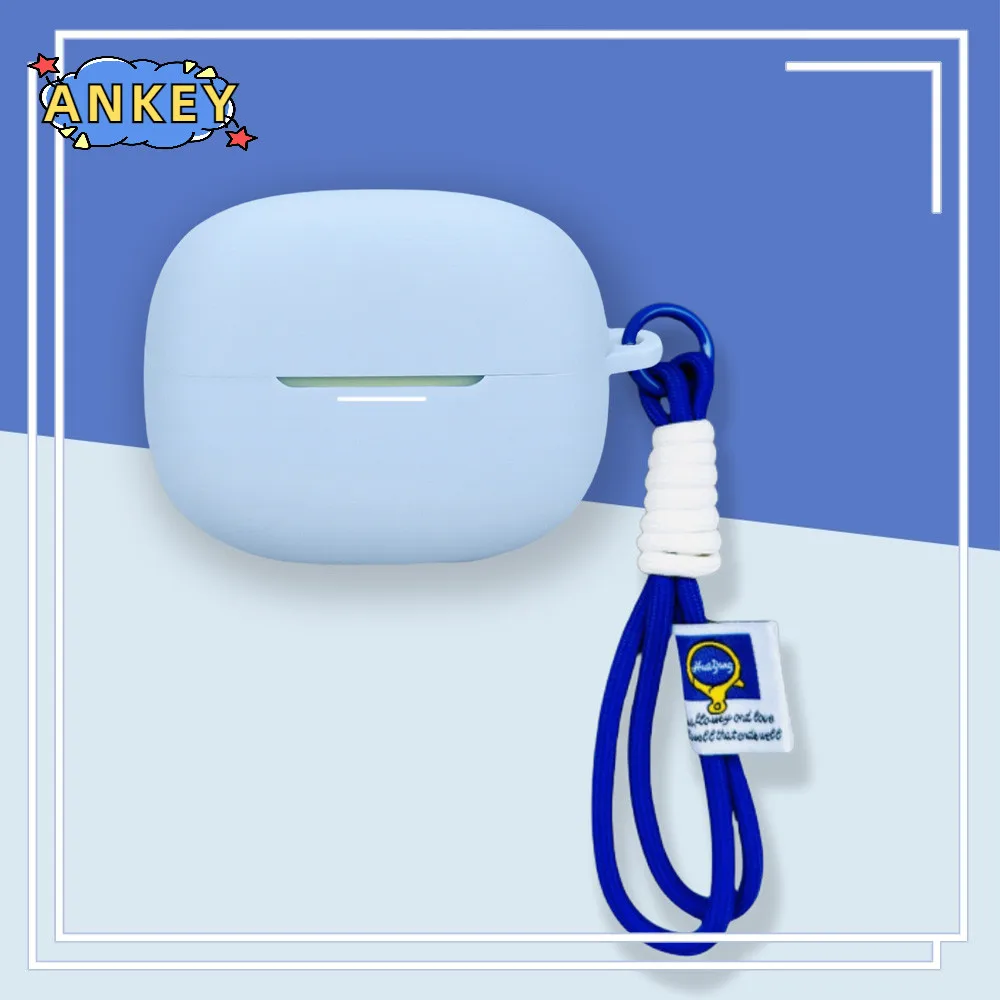 Case for OPPO Enco Air4i Buds3 Pro Nylon Lanyard Protective Soft Cover Shells Anti Dust Sleeve Hand Rope Strap Accessories