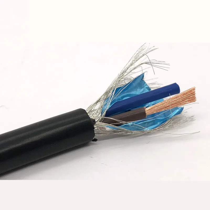 Shielded wire 4cores 26AWG 2-40core 24AWG 22AWG Shielded cable pure copper RVVP shielded wire control cable signal wir