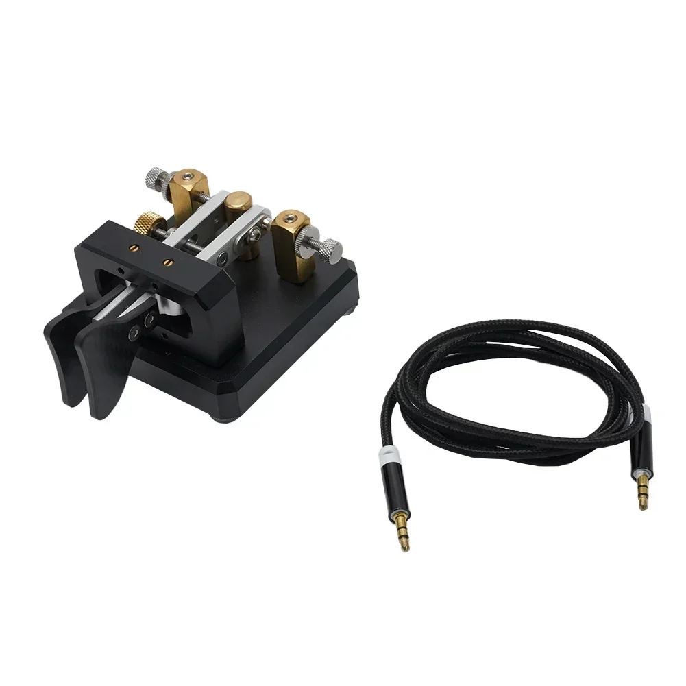 

Shortwave CW Transmitter For Ham Radio Users With 1m Cable Automatic Morse Keyer CW Key Dual 3.5mm Audio Interface