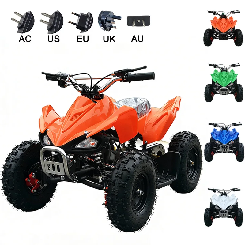 36V Electric ATV for Kids 4 Wheeler Mini Quad Bike Off-Road All-Terrain Riding Toy for Children 6-Inch Tires 200kg Load