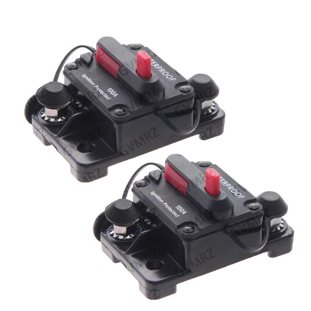 IP68 12V 24V 60A 80A 100A DC Heim-Solarsystem Wasserdichter Schutzschalter Rückstellbare Sicherung Wechselrichter 150A 200A 250A 300A