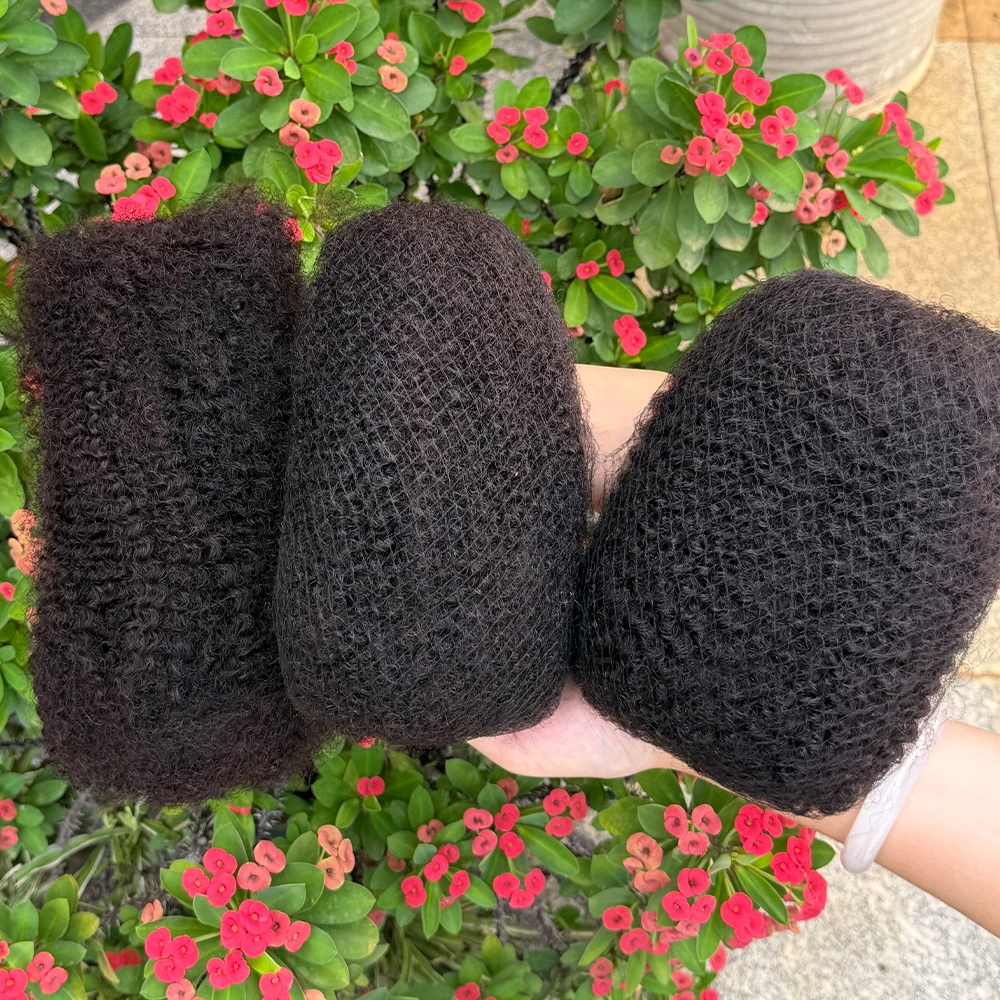 شعر بشري أفرو غريب 30 جرام/الحزمة Qvr غريب السائبة تجديل الشعر البشري 100% شعر بشري أفرو غريب السائبة لالتواء الصغير #2